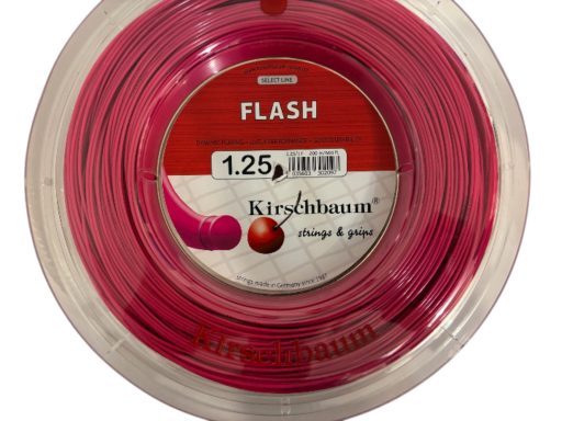 Eine Rolle pinke Schnur mit 1,25 kg auf der Verpackung.